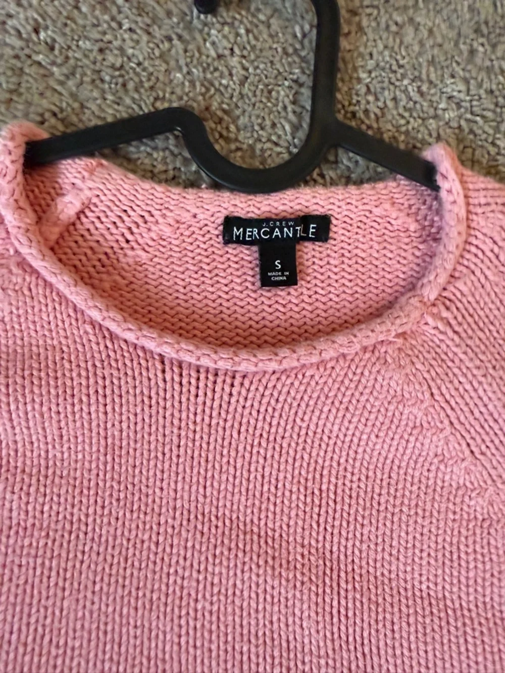 J. Crew Pink Crewneck Sweater
